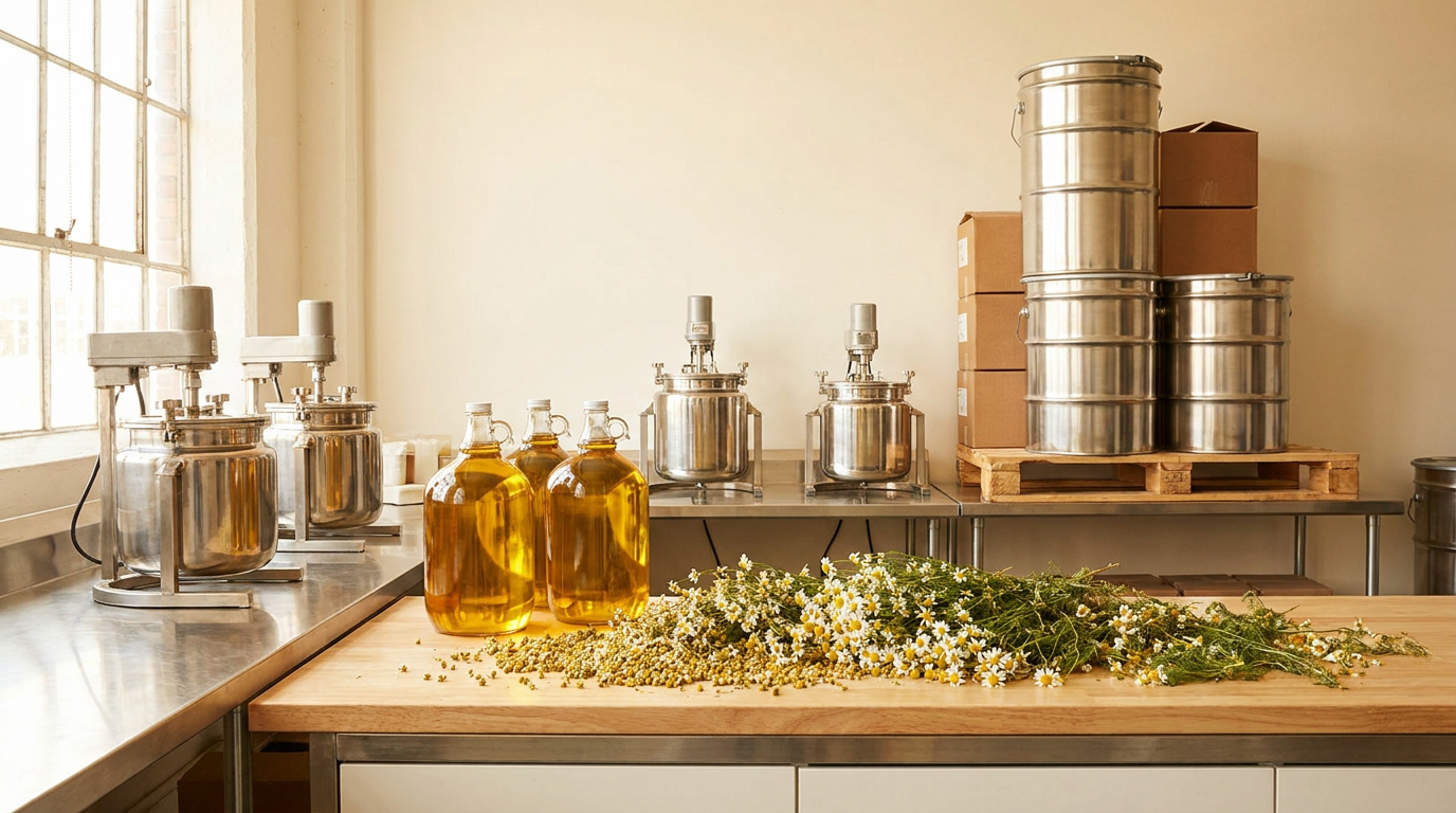 Chamomile Essential Oil for Haircare Formulation