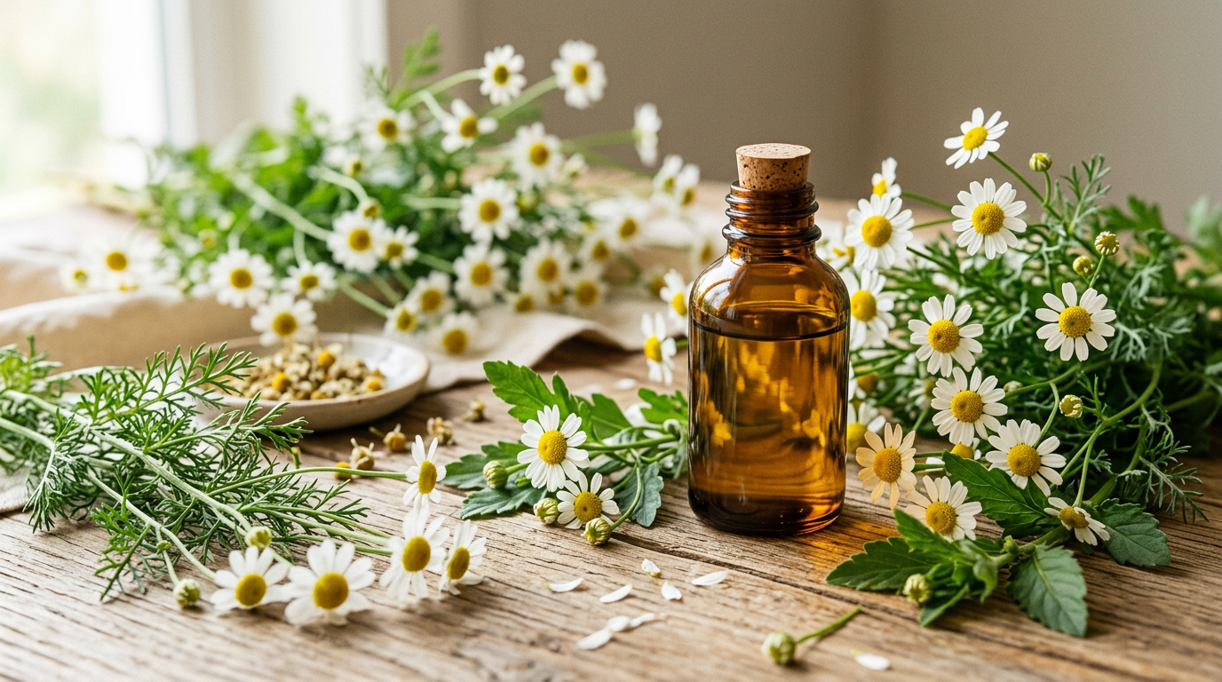 Chamomile Essential Oil Myths: Tea Bags, Color, and Potency